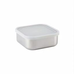 Tramontina 3-Piece Stainless Steel Square Food Storage Container Set with Frosted Lids thumbnail 6