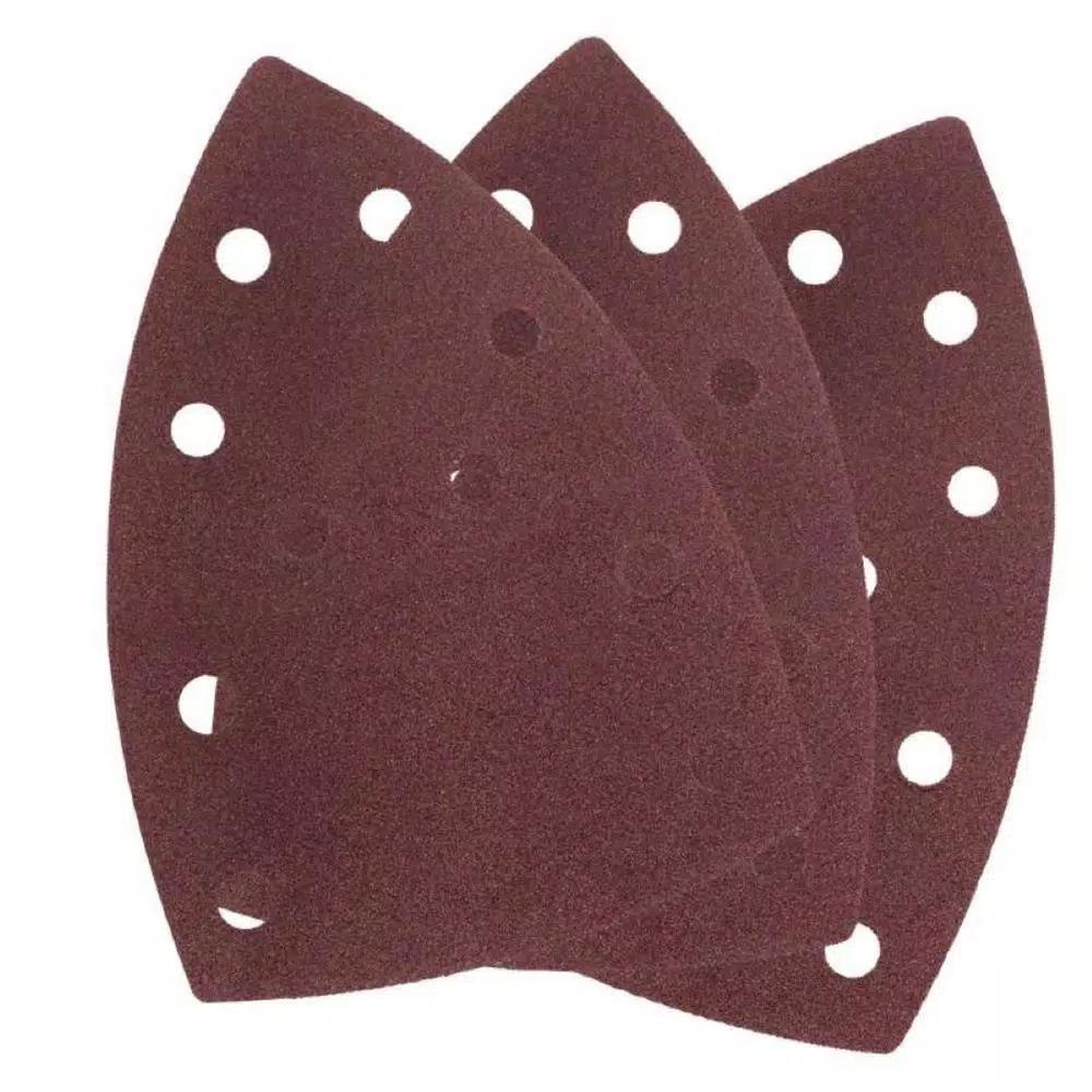Einhell 6 in. Hook and Loop Sanding Paper Replacement Set for TE-OS Compact Detail Sanders, 10-Pack