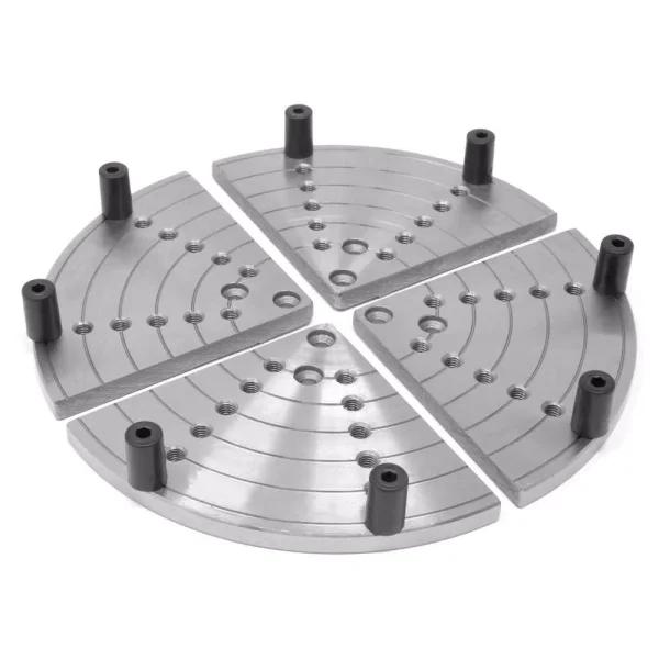 WEN 8 in. Flat Lathe Chuck Jaws for Bowl Turning, Compatible with LA4374 3.75 in. Chuck