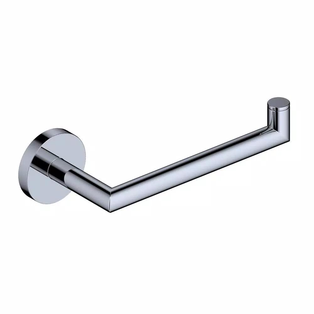 WS Bath Collections Pura Wall Mount Toilet Paper Holder, Polished Chrome