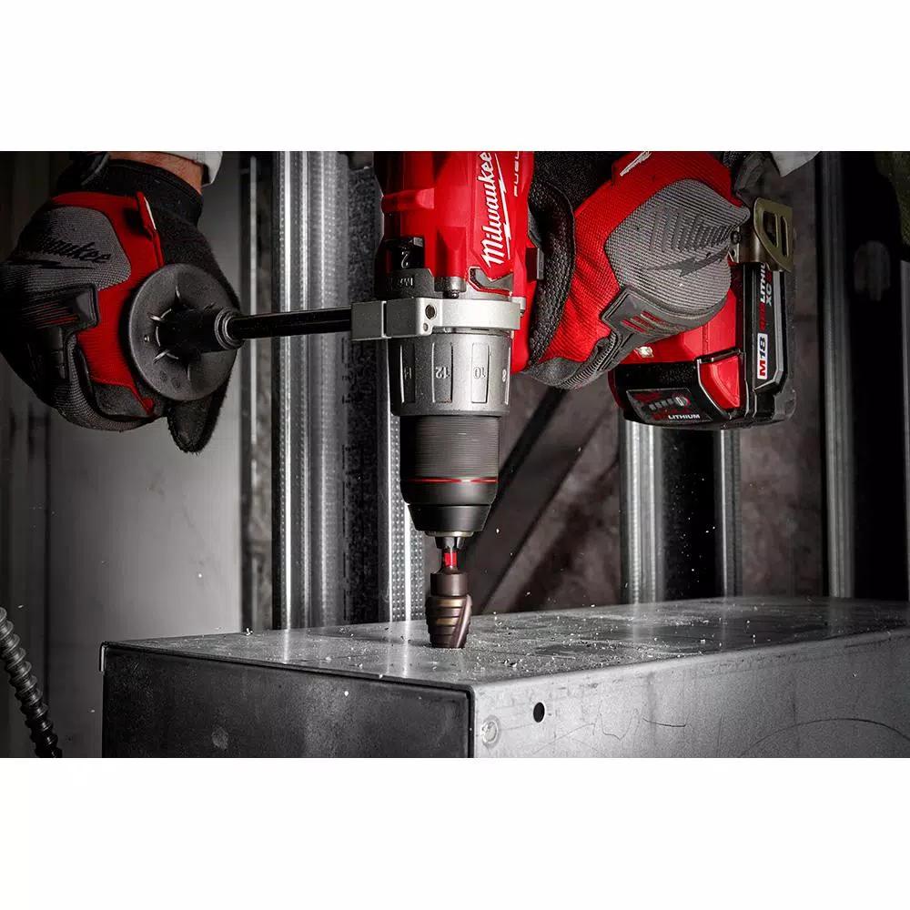 Milwaukee SHOCKWAVE Titanium Step Bit & Cobalt RED HELIX Drill Bit Set, 18-Piece