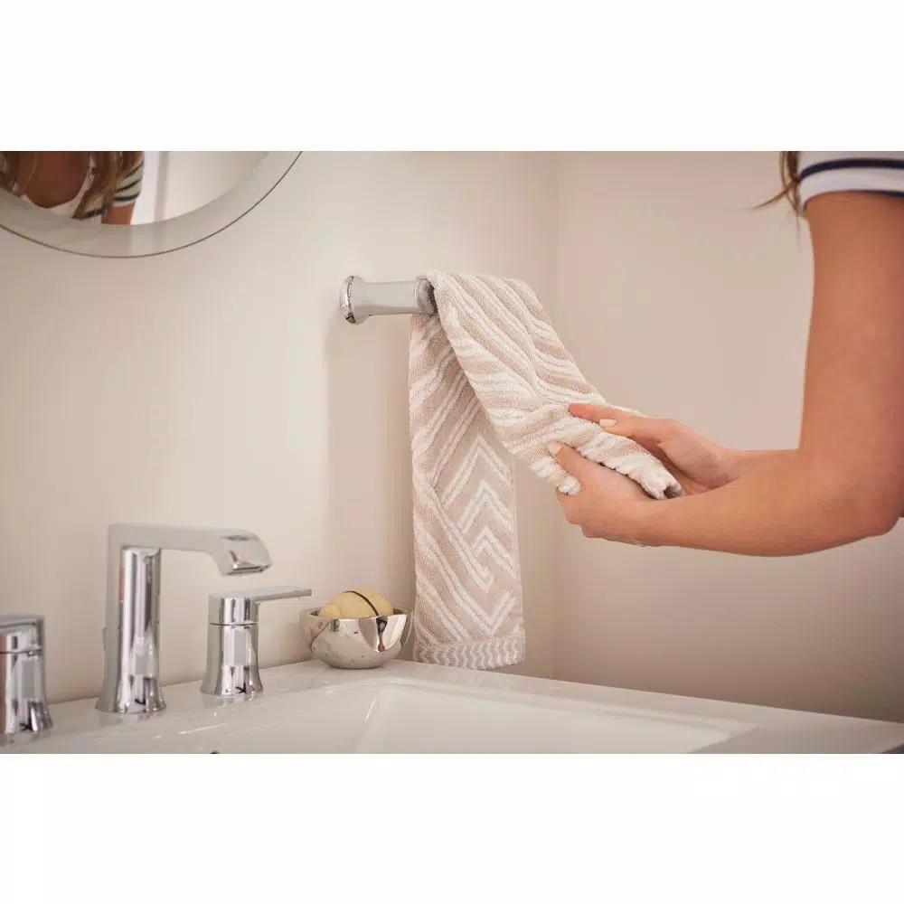 MOEN Genta 3-Piece Chrome Bath Hardware Set: 24 in. Towel Bar, Hand Towel Bar, and Toilet Paper Holder