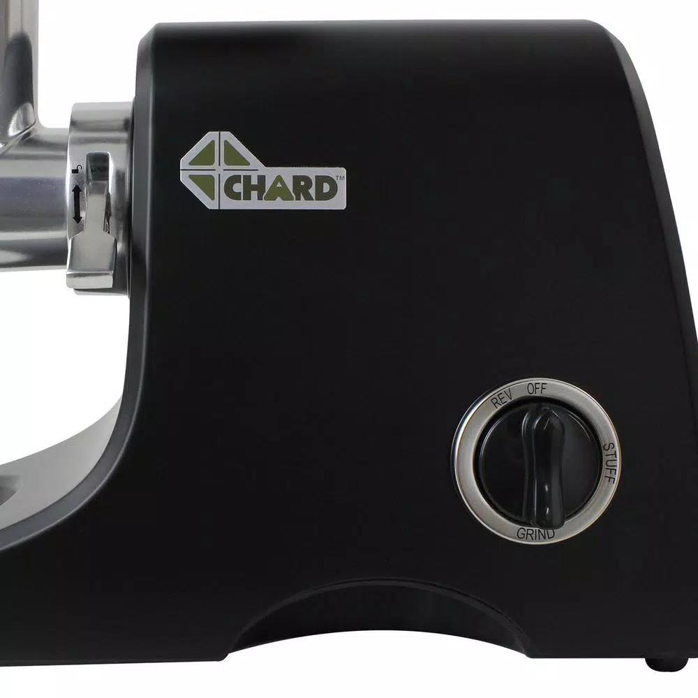 Chard Collection No. 12 500W Black Stainless Steel Meat Grinder