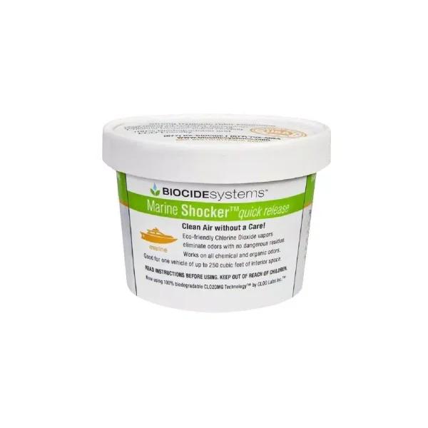 Biocide Systems Marine Shocker 11g Chlorine Dioxide (ClO2) Odor Eliminator - Professional & Residential