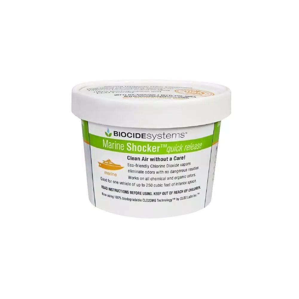 Biocide Systems Marine Shocker 11g Chlorine Dioxide (ClO2) Odor Eliminator - Professional & Residential