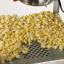 Funtime 8oz Red Theater Style Popcorn Popper Machine with Cart thumbnail 5