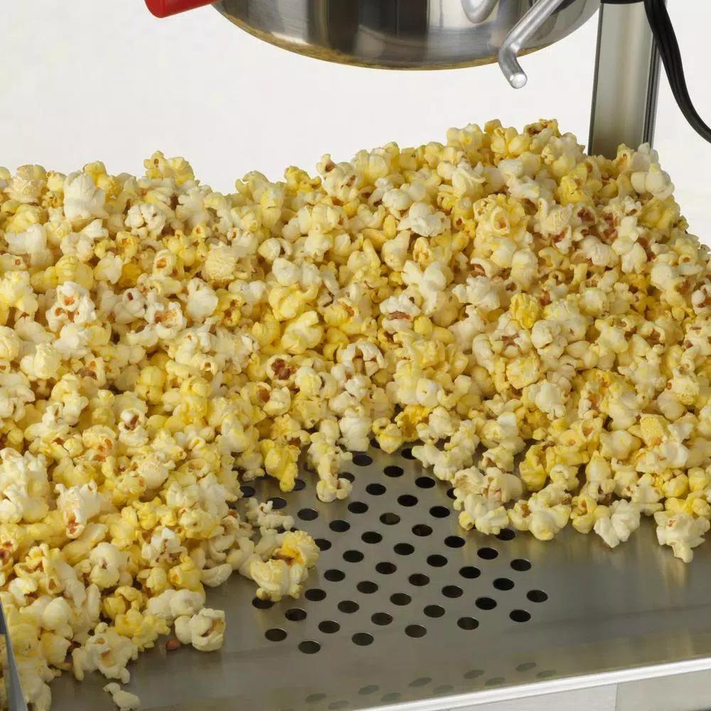 Funtime 8oz Red Theater Style Popcorn Popper Machine with Cart