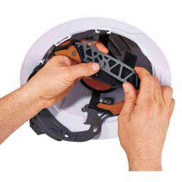 Ergodyne Skullerz 8973 Class C Full Brim Vented Hard Hat with Ratchet Suspension - White thumbnail 9