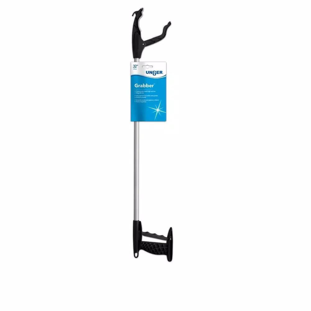 Unger 32 in. Metal Grabber Reacher Tool with Magnet and 360° Rotating Head