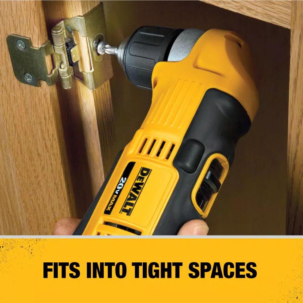 DEWALT 20V MAX Cordless 3/8 in. Right Angle Drill/Driver Kit with (1) 20V 3.0Ah Battery