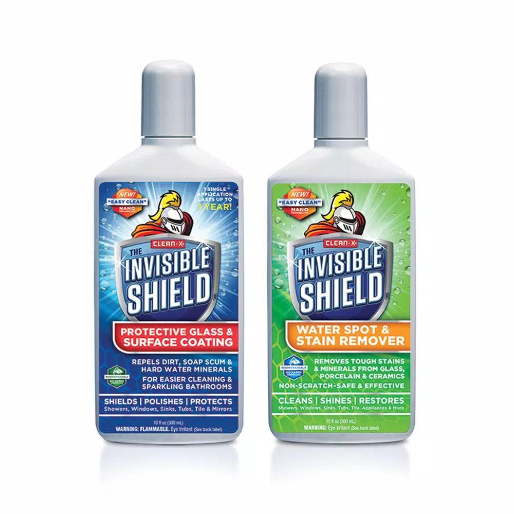 Clean-X Invisible Shield Tub and Shower Glass Restoration + Protectant
