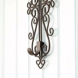 Village Lighting Company Colonial Adjustable Wreath Hanger, Durable Wrought Iron Door Hook, Holds up to 20 lbs thumbnail 5