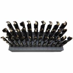Drill America M42 Cobalt Reduced Shank Drill Bit Set, 33-Piece Metal Case thumbnail 1