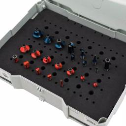 POWERTEC Router Bit Storage Tray for Festool Systainer SYS 1, High Density Foam thumbnail 5