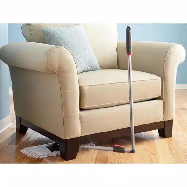 Rubbermaid Flexible Microfiber Dust Mop with Bending Handle for Hardwood and Laminate