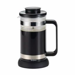 BonJour Coffee & Tea Riviera 8-Cup French Press with Coaster and Scoop, Black thumbnail 4
