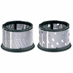 GEFU Laser Cut Stainless Steel Rotary Grater with 2 Interchangeable Drums thumbnail 3