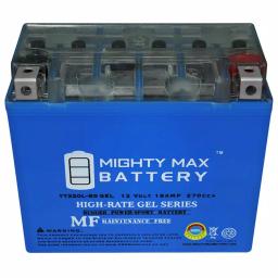 MIGHTY MAX BATTERY Mighty Max YTX20L-BS GEL 12V 18Ah 270 CCA Rechargeable Sealed Lead Acid Powersport Battery thumbnail 2