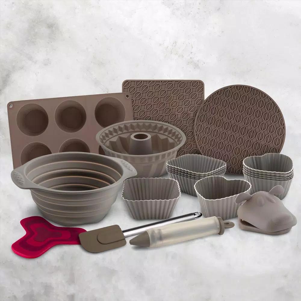 AMERCOOK Florina Stainless Steel and Silicone Whisk, Heat Resistant & Dishwasher Safe