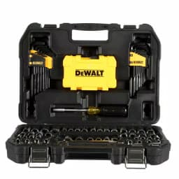 DEWALT 108-Piece 1/4 in. and 3/8 in. Drive Polished Chrome Mechanics Tool Set thumbnail 8