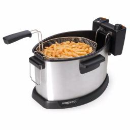 Presto Pro-Fry Electric Rotisserie Turkey Fryer, 1800W Indoor Deep Fryer with Stainless Steel Housing thumbnail 4