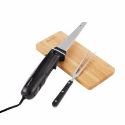 Cuisinart 10.5 in. Electric Knife Set with Bamboo Cutting Board and Carving Fork thumbnail 2