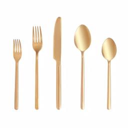Home Decorators Collection Brenner 40-Piece Copper Finish 18/0 Stainless Steel Flatware Set, Service for 8 thumbnail 1
