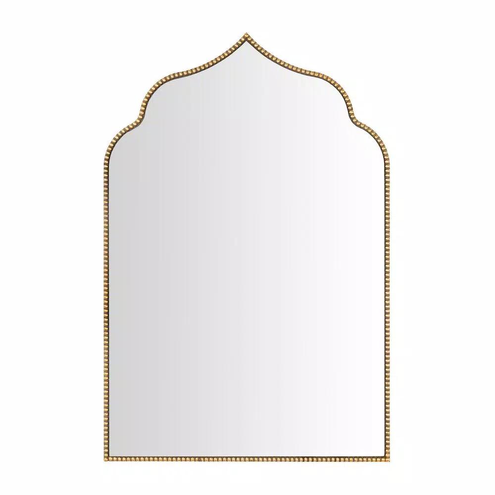 Home Decorators Collection Ornate Arched Gold Antiqued Accent Mirror