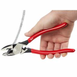 Milwaukee 9 in. High-Leverage Linesman Pliers with Crimper and Fish Tape Puller thumbnail 3