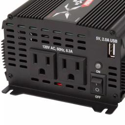 Schumacher 12V 1000W Power Inverter Battery Extender with Dual AC Outlets and USB Ports thumbnail 2