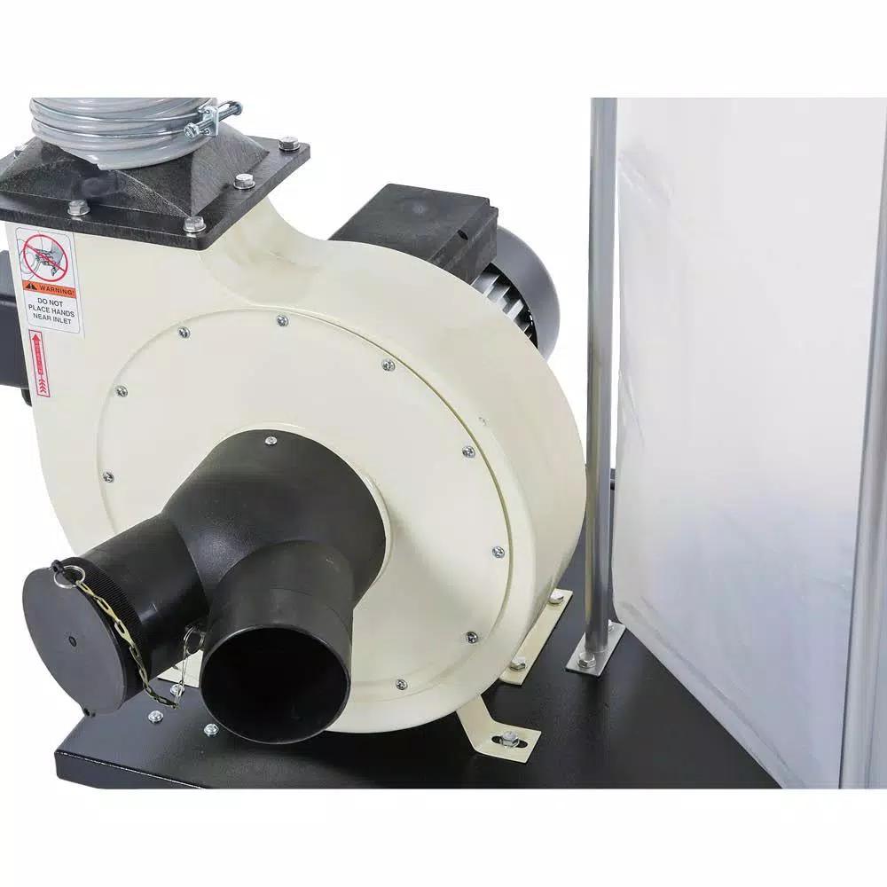 Shop Fox 2 HP Dust Collector with 12 in. Steel Impeller