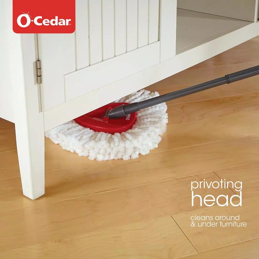 O-Cedar EasyWring Microfiber Spin Mop and Bucket System