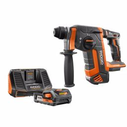 RIDGID 18V OCTANE Brushless 1 in. SDS-Plus Rotary Hammer Kit with 2 Ah Battery and Charger thumbnail 1