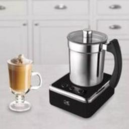 Kalorik Black and Stainless Steel Electric Milk Frother, 13.5 oz Capacity thumbnail 6