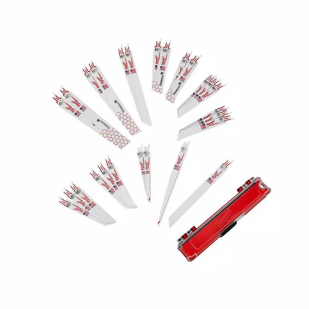Milwaukee SAWZALL Bi-Metal Reciprocating Saw Blade Set, 26-Piece