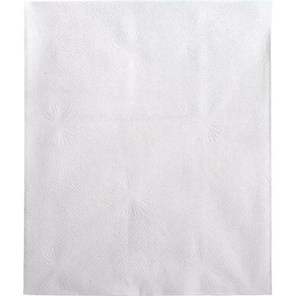 Genuine Joe White Embossed 1-Ply Lunch Napkins, 400 Count