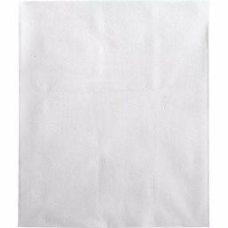 Genuine Joe White Embossed 1-Ply Lunch Napkins, 400 Count thumbnail 1