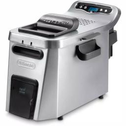 DeLonghi De'Longhi Dual Zone Digital 4L Stainless Steel Deep Fryer with Easy Clean Drain System thumbnail 1