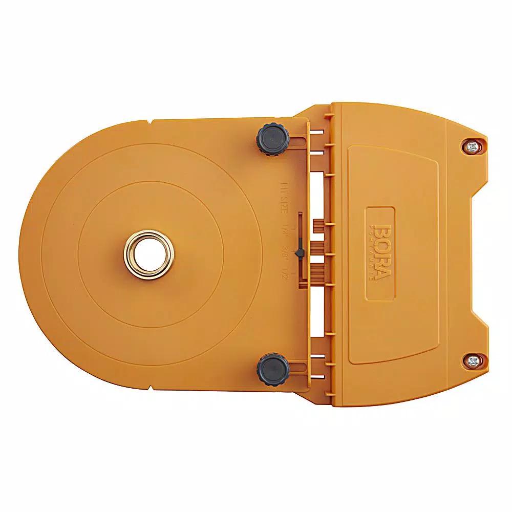 BORA Router Guide with Brass Brushing for Dados, Rabbets, and Mortises