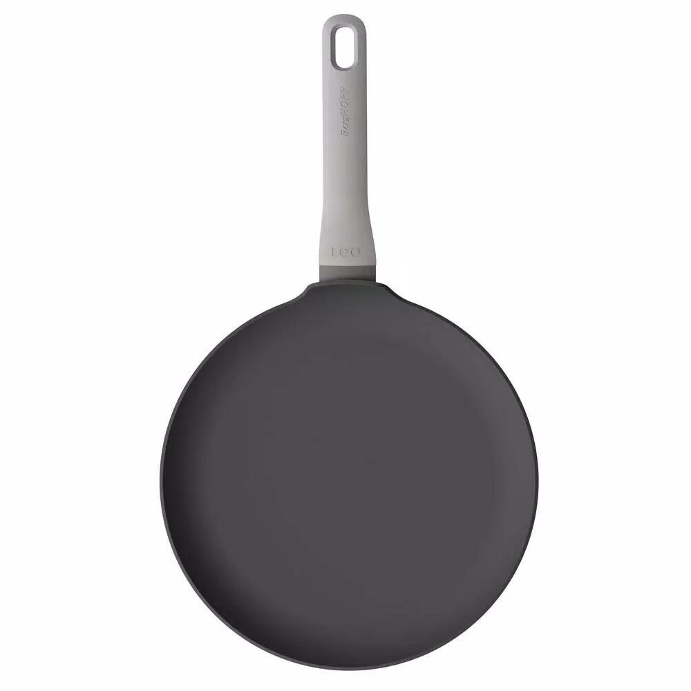 BergHOFF Leo 10.25 in. Grey Non-Stick Aluminum Pancake Pan, Induction Compatible