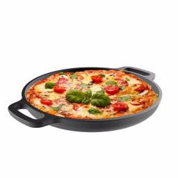 Classic Cuisine 13.25 in. Pre-Seasoned Cast Iron Pizza Pan thumbnail 2