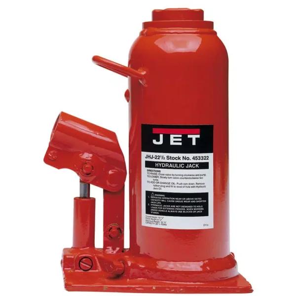 Jet JHJ 22.5-Ton Hydraulic Bottle Jack, Heavy-Duty Steel Lifting Tool