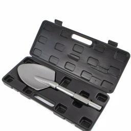 Stark 1-1/8 in. Hex Shank Clay Spade Steel Shovel Bit for Electric Demolition Jack Hammer thumbnail 1