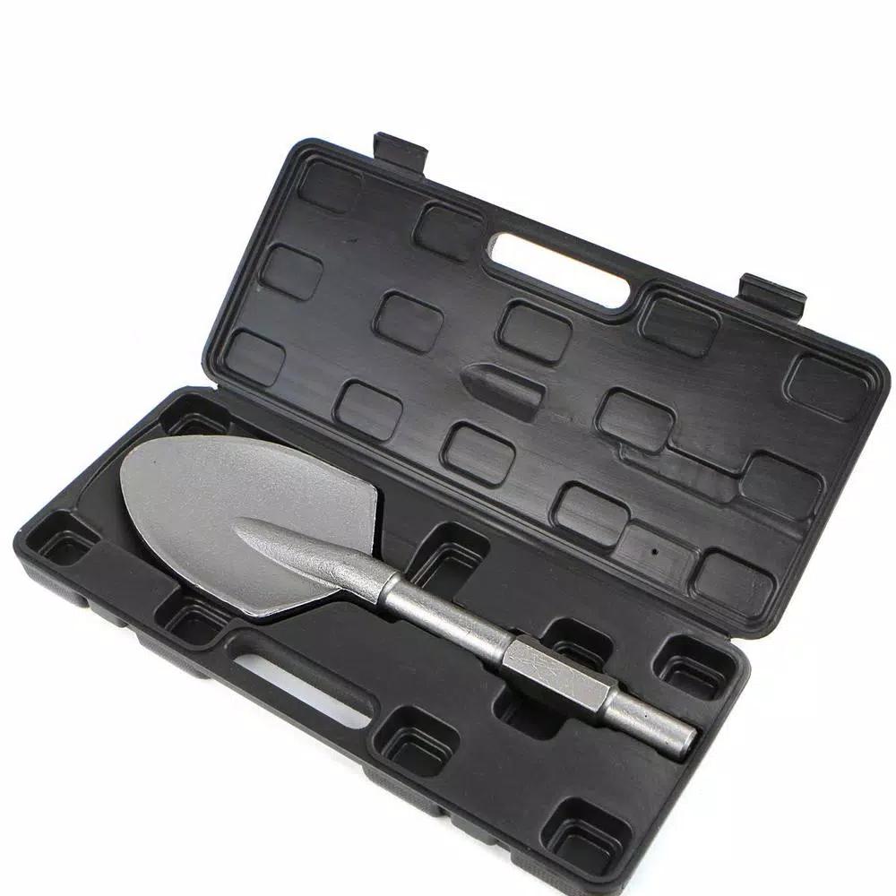 Stark 1-1/8 in. Hex Shank Clay Spade Steel Shovel Bit for Electric Demolition Jack Hammer