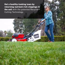 Toro 22 in. Recycler 60V Max Cordless Self-Propelled Walk Behind Mower - Tool Only thumbnail 6