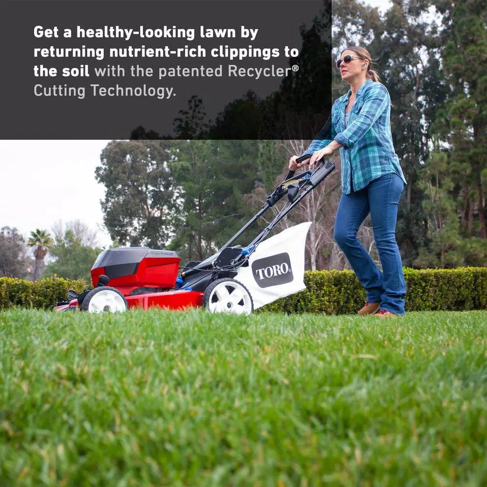 Toro 22 in. Recycler 60V Max Cordless Self-Propelled Walk Behind Mower - Tool Only