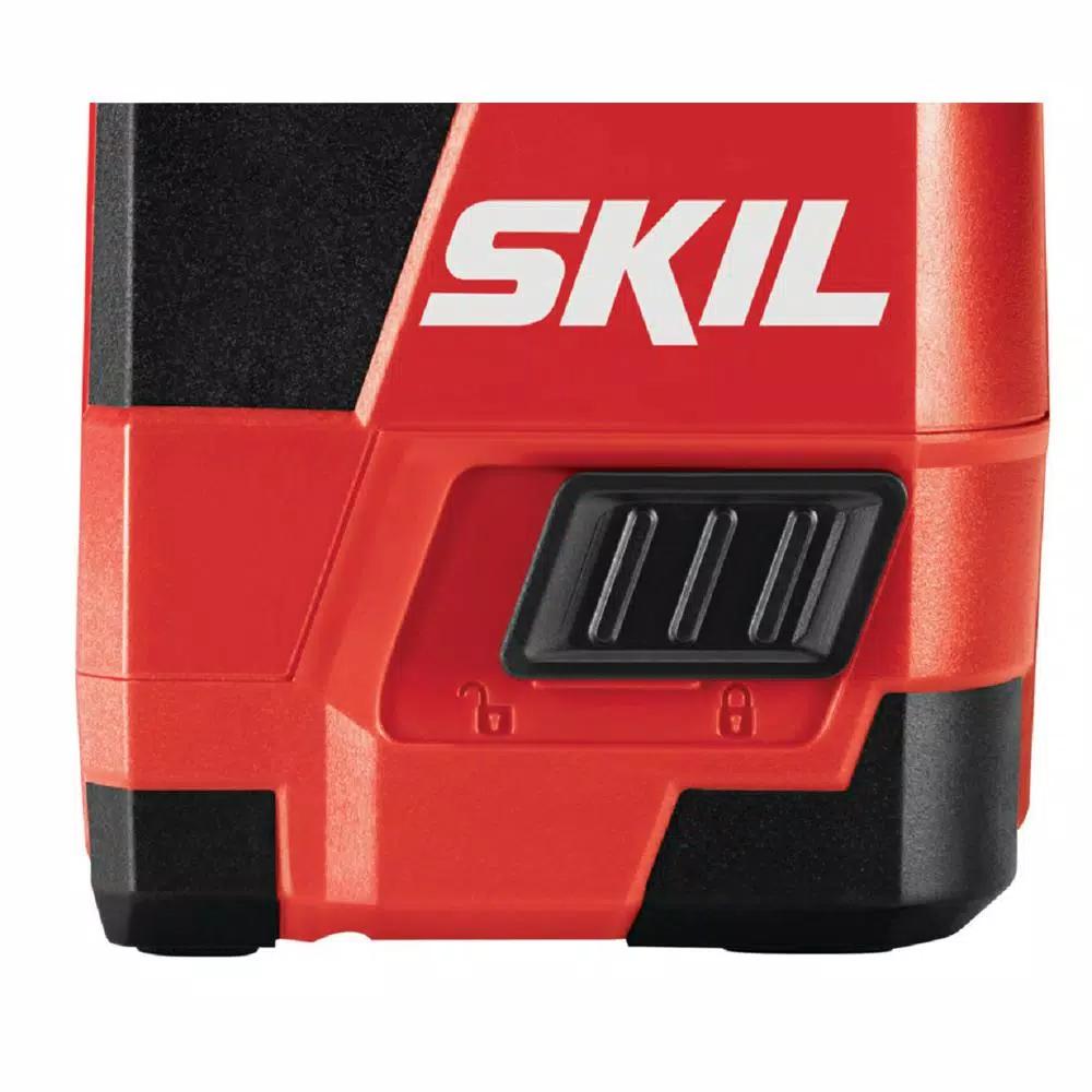 Skil Self-Leveling Green Cross Line Laser Level with Measuring Marks