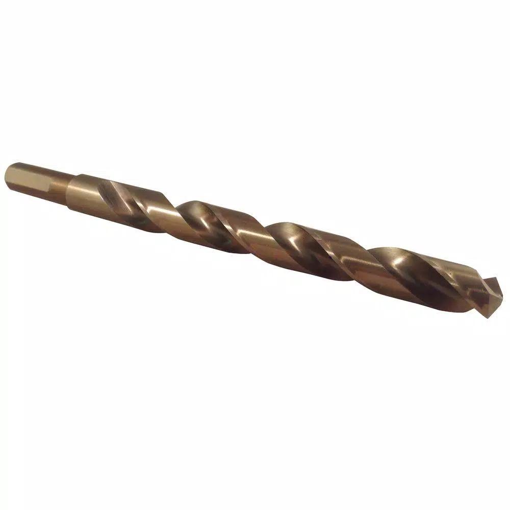 BLU-MOL 29/64 in. M35 Cobalt Jobber Twist Drill Bit, 3/8 in. Square Shank