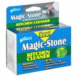 Unbranded Magic-Stone Kitchen Cleaner with 2-Sided Cleaning Stone and Polishing Pad, 4-Pack thumbnail 2