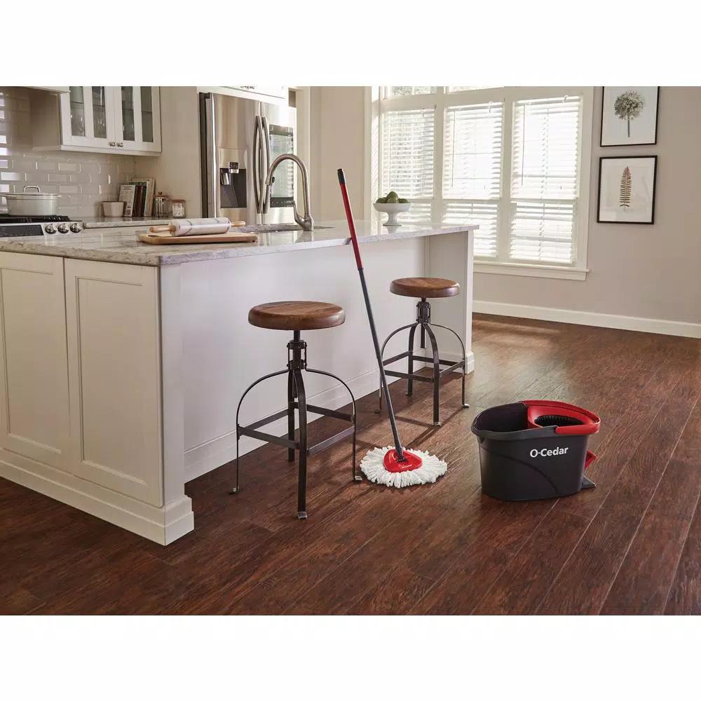 O-Cedar EasyWring Microfiber Spin Mop and Bucket System